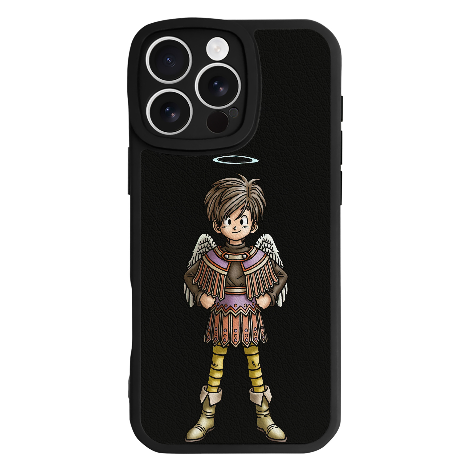 （画像用） ドラゴンクエスト Doragon Kuesuto Dragon Quest 【iPhone 16シリーズ対応】シリコンスマホケース（レザー調） 材質：シリコン